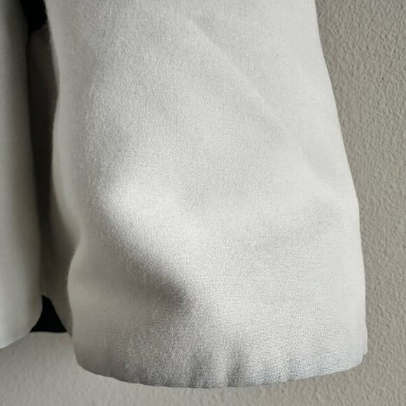 Halston Heritage Black White Drop Waist Mini Pleated Dress Silk Cotton – Size S - Picture 5 of 8